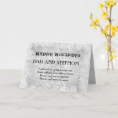 ディスタンスハッピーホリデーズパパとステップママ カード (黄色い花)