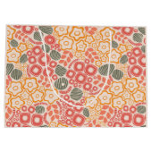 ディスティーカラフルフラワーズ抱き枕 ラージペーパーバッグ (裏面)