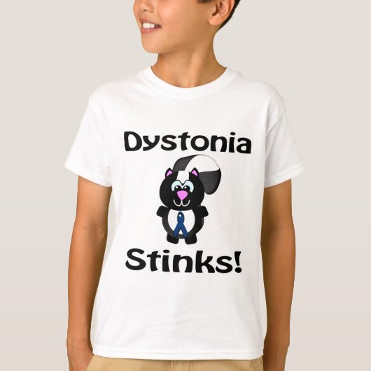 ディストニアスティンクスカンク認識度デザイン Tシャツ (正面)