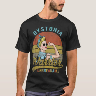 ディストニア戦士の破れない認識度ヴィンテージ Tシャツ