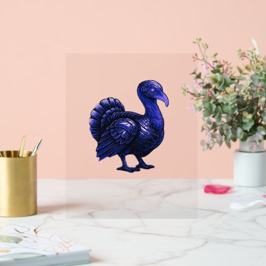 ディストピアンターキーサンクスギビングクラシックデザインT-Shi アクリルサイン (ウェディング)