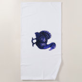 ディストピアンターキーサンクスギビングクラシックデザインT-Shi ビーチタオル (正面)