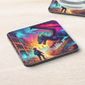 ディストピア世界でドラゴンに出会う少年 コースター (左側)