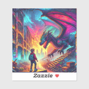 ディストピア世界でドラゴンに出会う少年 シール
