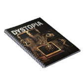 ディストピア – テクノ – ディストピアストリートウェアデザイン ノートブック (右側)