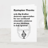 ディストピ感謝していア – ありがおもしろいとう詩 カード (正面)