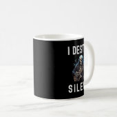 ディストランスサイレンス幽霊ギターギタおもしろいー コーヒーマグカップ (正面右)