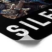 ディストランスサイレンス幽霊ギターギタおもしろいー ポスター (角)