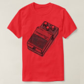 ディストーションFXペダルオリジナルデザイン Tシャツ (デザイン正面)