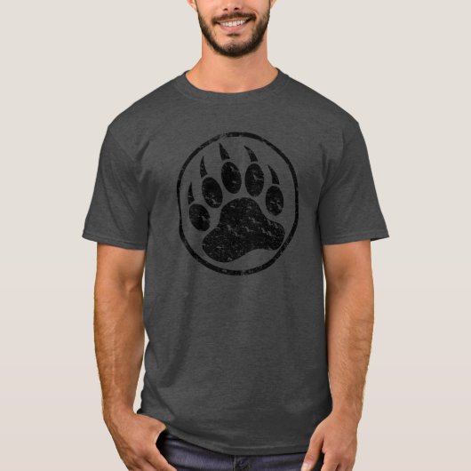 ディストressedクラシック&クールベアクロー tシャツ (正面)