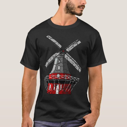ディストressed風車農場 tシャツ (正面)