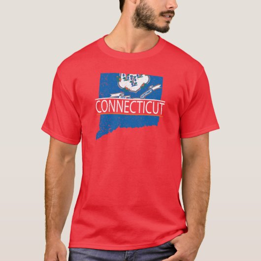 ディストressed コネチカット tシャツ (正面)