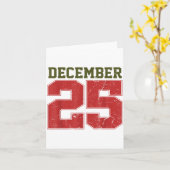 ディストressed 12月 25日 カード (黄色い花)