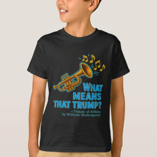 ディストressed What Means Trump ティモン アテネ シェイクスピア Tシャツ