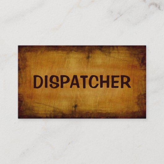 ディスパッチャアンティーク名刺 名刺 (正面)