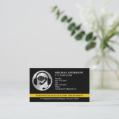 ディスパッチャカスタムー緊急警察火災QRコード 名刺 (スタンド正面)