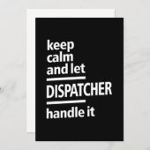 ディスパッチャジョブタイトルギフト サンキューカード (正面/裏面)