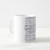 ディスパッチャーの祈りの言葉のマグ コーヒーマグカップ (正面左)