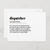 ディスパッチャーギフト、警察 ポストカード (正面/裏面)