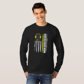 ディスパッチャーママ黄色ライン管制オペレーター911 D Tシャツ (正面フル)