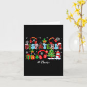 ディスパッチャー クリスマス ツリー レパード サンタ スノーマン ジョー カード (黄色い花)