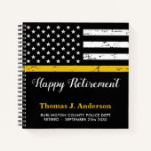 ディスパッチャ退職後のシン金ゴールド行フラグゲスト ノートブック (正面)