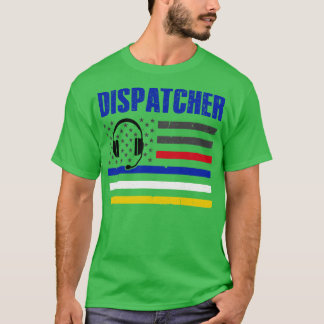 ディスパッチャ911緊急警察がEMSアメリカ人を攻撃 Tシャツ