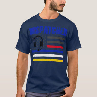 ディスパッチャ911緊急警察がEMSアメリカ人を攻撃 Tシャツ
