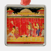 ディスパースからのKrishnaの親の結婚、 メタルオーナメント (正面)