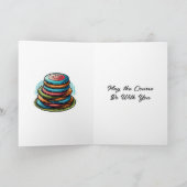 ディスパーソナライズされたクゴルフをテーマにした誕生日 カード (内部)