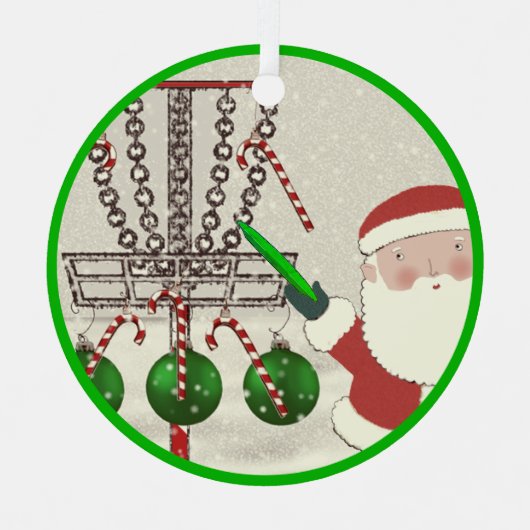 ディスパーソナライズされたクゴルフギフト金属オーナメント メタルオーナメント (正面)