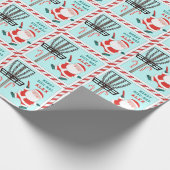 ディスパーソナライズされたクゴルフホリデーギフト ラッピングペーパー (角)