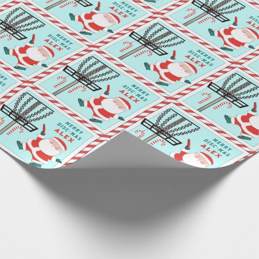 ディスパーソナライズされたクゴルフホリデーギフト ラッピングペーパー (角)