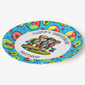 ディスパーソナライズされたクゴルフボーイズ誕生日 ペーパープレート (アングル)