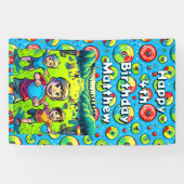 ディスパーソナライズされたクゴルフボーイズ誕生日 横断幕 (横)