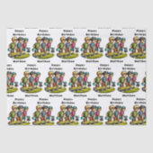 ディスパーソナライズされたクゴルフボーイズ誕生日 薄葉紙 (正面)