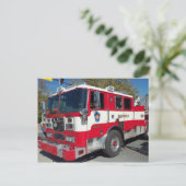 ディスプレイに火を巻く ポストカード (スタンド正面)