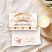 ディスプレイシャワーなしギフトラップ詩レインボーラベル エンクロージャーカード