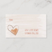 ディスプレイシャワーなしギフトラップ詩レインボーラベル エンクロージャーカード (裏面)