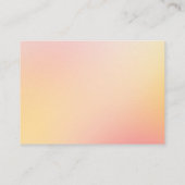 ディスプレイシャワーウェスタンかわいらしスターズブライダルシャワー エンクロージャーカード (裏面)