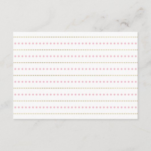 ディスプレイシャワーカード、バタフライベビーシャワー エンクロージャーカード (裏面)