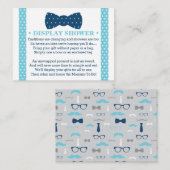 ディスプレイシャワーカード、リトルマン、ボウタイ エンクロージャーカード (正面/裏面)