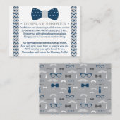 ディスプレイシャワーカード、リトルマン、ボウタイ エンクロージャーカード (正面/裏面)