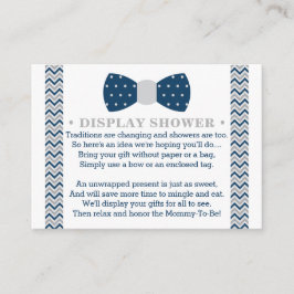 ディスプレイシャワーカード、リトルマン、ボウタイ エンクロージャーカード