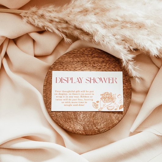 ディスプレイシャワーカード、地元で育った赤ちゃんシャワー エンクロージャーカード