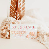 ディスプレイシャワーカード、地元で育った赤ちゃんシャワー エンクロージャーカード