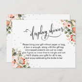 ディスプレイシャワーフローラ紙吹雪エンクロージャカード ポストカード (正面/裏面)