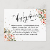 ディスプレイシャワーフローラ紙吹雪エンクロージャカード ポストカード (正面)