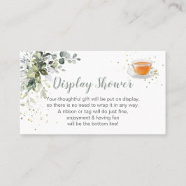 ディスプレイシャワー囲いベビーはBrewing Card プレイスカード