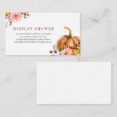ディスプレイシャワー ギフトカード エンクロージャーカード (正面/裏面)
